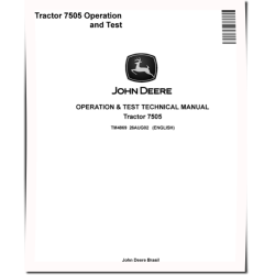 7505 Tractors Operation and Test Manual (TM4869)