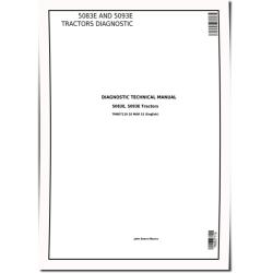 5083E and 5093E Tractors Diagnostic Manual (TM607119)