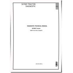 5076EF Tractors Diagnostic Manual (TM607719)