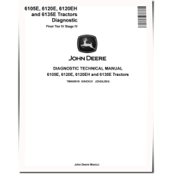 6105E, 6120E, 6120EH and 6135E Final Tier IV Stage IV Tractors (from 10.2015) Diagnostic Manual (TM608519)