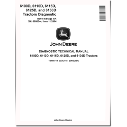 6100D, 6110D, 6115D, 6125D and 6130D T0-T3/S3A Tractors (SN. from 60000, from 11.2014) Diagnostic Manual (TM608719)