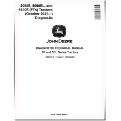 5090E, 5090EL and 5100E (SN: 070000-) FT4 Tractors (North America) Diagnostic Manual (TM611319)