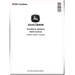 R230 Combines Technical Manual (TM702619)