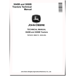 3045B and 3050B Tractors Technical Manual (TM703219)