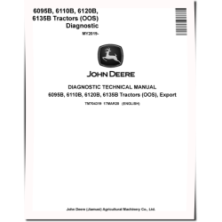6095B, 6110B, 6120B and 6135B OOS Series Tractors (MY2019, Export Edition) Diagnostic Manual (TM704319)