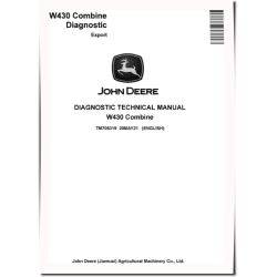 W430 (SN. from 035001) Combines (Export Edition) Diagnostic Manual (TM705319)