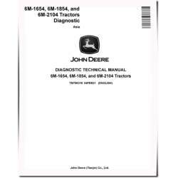 6M-1654, 6M-1854 and 6M-2104 Tractors (Asia) Diagnostic Manual (TM706319)