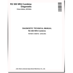 R2 300 NR4 Combines (China, from MY2024) Diagnostic Manual (TM709019)