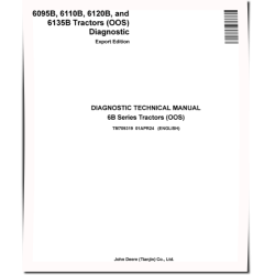 6095B, 6110B, 6120B and 6135B OOS Tractors (Export Edition) Diagnostic Technical Manual (TM709319)
