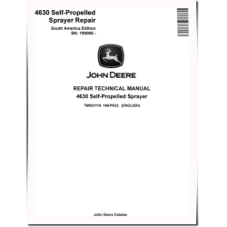 4630 (PIN: 1NW_ _ _ _190000-) Self-Propelled Sprayers (South America) Repair Manual (TM803119)