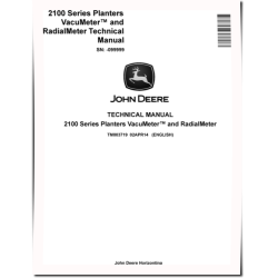 2113, 2115, 2117, 2122, 2126, 2130 and 2134 Planters (SN. up to 099999) Technical Manual (TM803719)