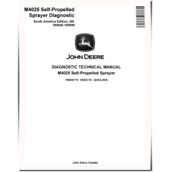 M4025 (SN: 180000-189999) Self-Propelled Sprayers (South America) Diagnostic Manual (TM805719)