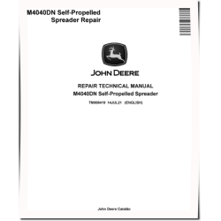 M4040DN Self-Propelled Spreaders Repair Manual (TM808419)