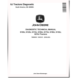 6100J, 6115J, 6125J, 6135J, 6150J, 6170J, 6190J and 6210J Tractors (South America, SN. from 600000) Diagnostic Manual (TM808819)