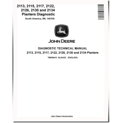 2113, 2115, 2117, 2122, 2126, 2130 and 2134 (SN. from 140100) Planters (South America) Diagnostic Manual (TM809419)