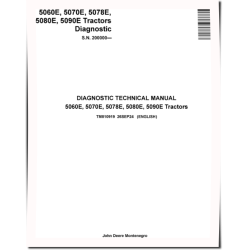 5060E, 5070E, 5078E, 5080E and 5090E Tractors (SN. from 200000) Diagnostic Technical Manual (TM810919)