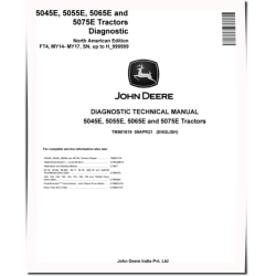 5045E, 5055E, 5065E and 5075E FT4 Tractors (North America, MY14-17) Diagnostic Manual (TM901619)