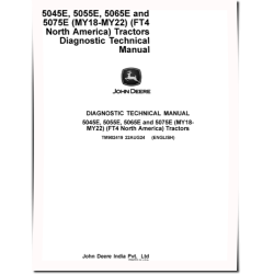 5045E, 5055E, 5065E and 5075E FT4 Tractors (MY18-22, North American Edition) Diagnostic Manual (TM902419)