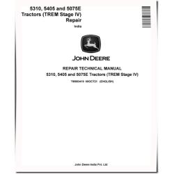 5075E, 5310 and 5405 TREM Stage IV Tractors (Indian) Repair Manual (TM903419)