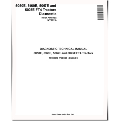 5050E, 5060E, 5067E and 5075E Tractors (North America, from MY2023) Diagnostic Technical Manual (TM904019)