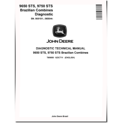 9650 STS (SN: 060101-) and 9750 STS (SN: 060044-) Combines (Brasilian) Diagnostic Manual (TM9058)