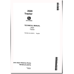 2520 Tractors Technical Manual (tm1004)