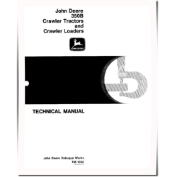 350B Crawler Tractors and 350B Crawler Loaders Technical Manual (tm1032)