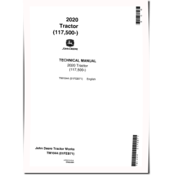 2020 (SN: 117500-) Tractors Technical Manual (tm1044)