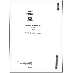 4030 Row-Crop Tractors Technical Manual (tm1055)