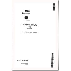4430 Row-Crop Tractors Technical Manual (tm1057)