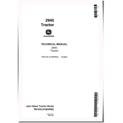 2940 Tractors Technical Manual (tm1220)