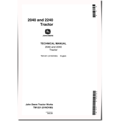 2040 and 2240 (SN: 350000-) Tractors Technical Manual (tm1221)