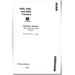 4050, 4250 and 4450 Tractors Repair Manual (tm1353)