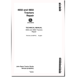 4650 and 4850 Tractors Repair Manual (tm1354)