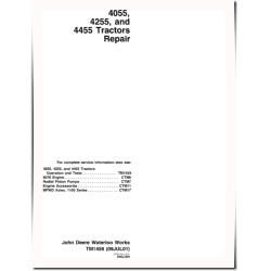 4055, 4255 and 4455 Tractors Repair Manual (tm1458)