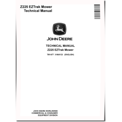 Z225 EZTrak Zero-Turn Mowers (North America) Technical Manual (tm1477)