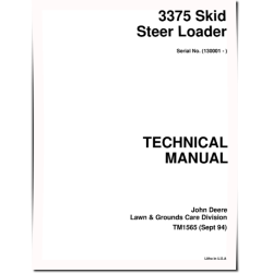 3375 (SN: 130001-) Skid Steer Loaders Technical Manual (tm1565)