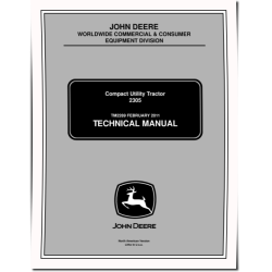2305 (SN: 120001-) Compact Utility Tractors Technical Manual (tm2289)
