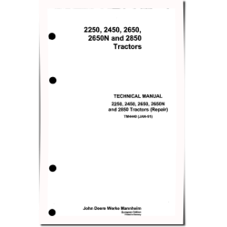 2250, 2450, 2650, 2650N and 2850 Tractors Service Repair Technical manual (tm4440)
