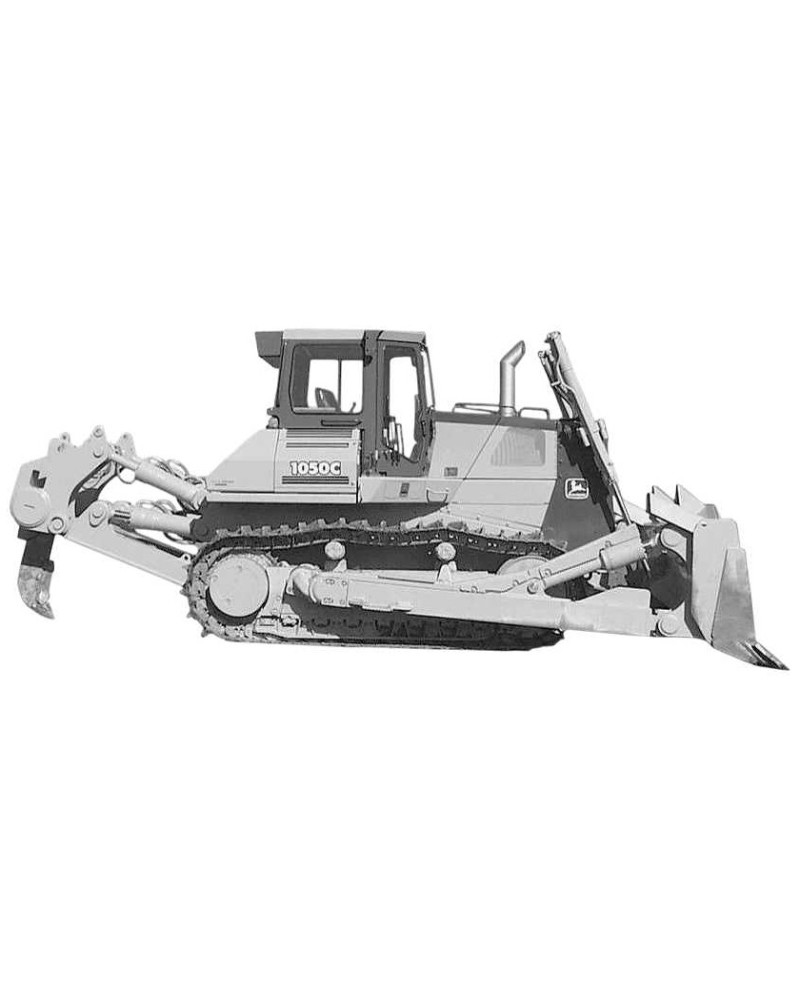 John Deere 1050C Crawler Dozers Operators Manual (OMT190710)