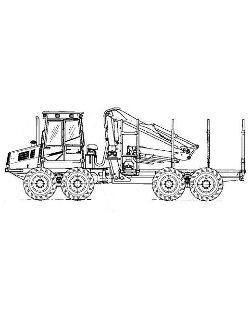 John Deere 1158 Wheeled Forwarders Operation and Test Manual (TM1952)