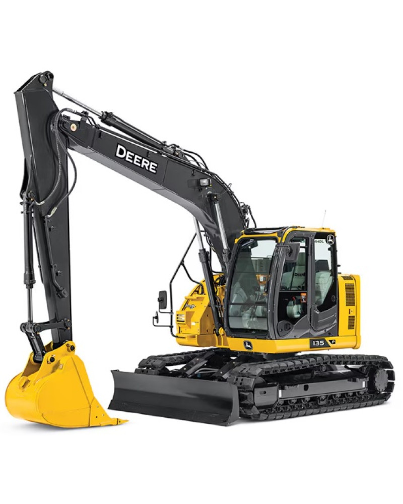 John Deere 135 P Crawler Excavators (PIN: from 1FF135PA_ _F_00001) Operators Manual (OMT480092X019)