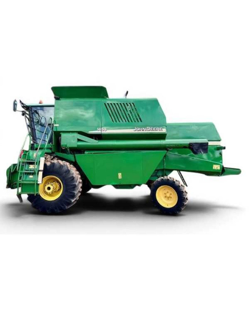 John Deere 1450 and 1550 Combines (SN: from 070001) (South America) Operators Manual (OMCQ70531)