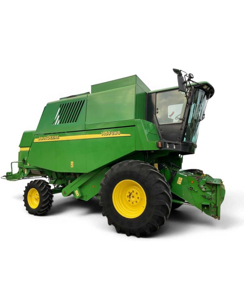 John Deere 1450, 1450 CWS, 1450 WTS, 1550, 1550 CWS and 1550 WTS Combines (SN: from 054551B) Operators Manual (OMCQ62793)