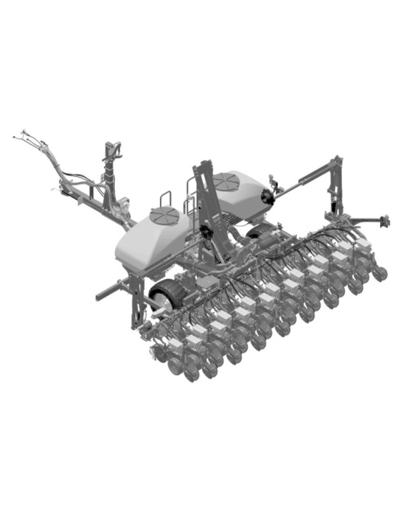 John Deere 1745 and 1755 Planters Frame Repair Manual (TM609219)
