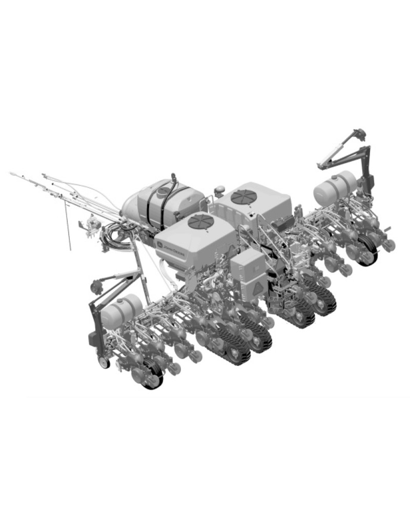John Deere 1775NT 12 Row Planters with Display-Based Frame Control Diagnostic Manual (TM144819)