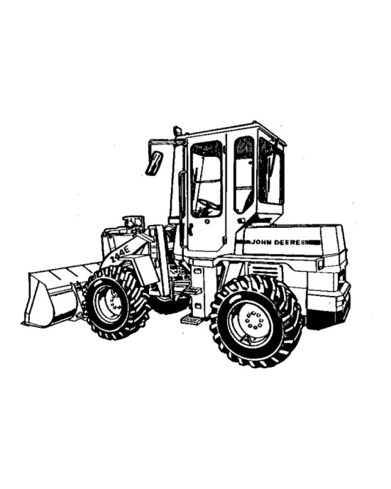 John Deere 244E Compact 4WD Loaders Operation and Test Manual (TM1502) John Deere 244E Compact 4WD Loaders Operation and Test Manual (TM1502)