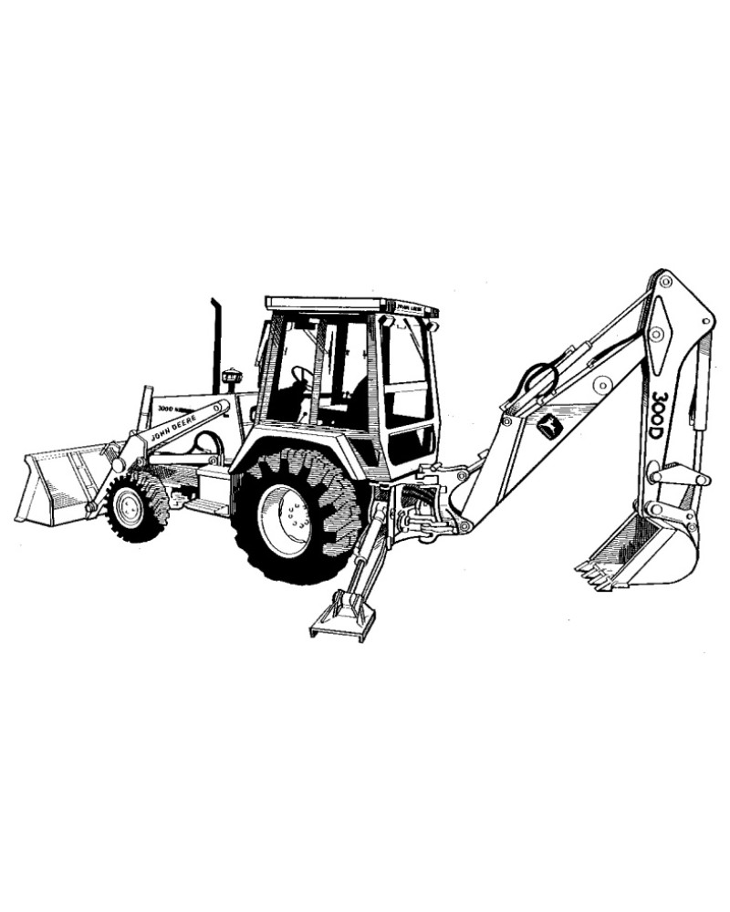 John Deere 300D, 310D and 315D Backhoe Loaders Repair Manual (TM1497) John Deere 300D, 310D and 315D Backhoe Loaders Repair Manual (TM1497)