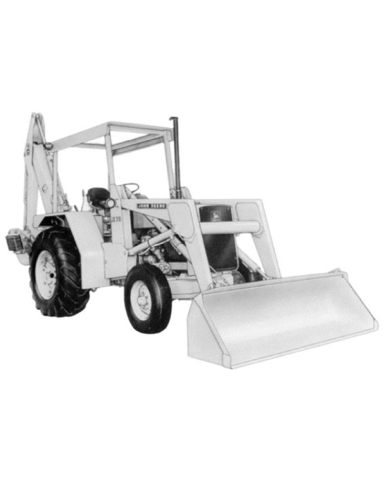 John Deere 310 and JD310 Backhoe Loaders Technical Manual (TM1036)