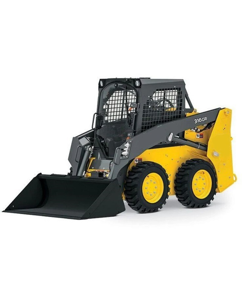 John Deere 316GR and 318G (SN from G435000) Skid Steer Loaders Repair Manual (TM14696X019)